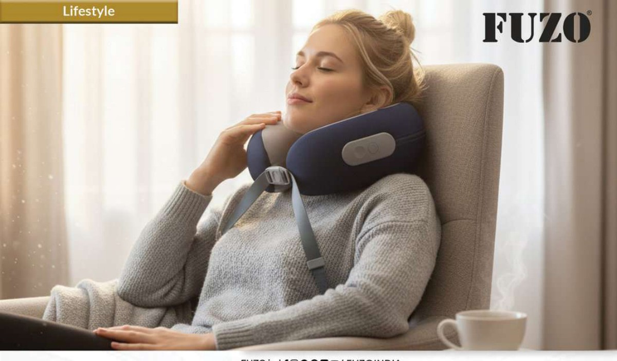 Kollar Neck Pillow with Massager